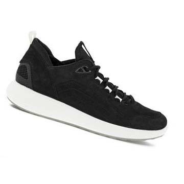 Men's Ecco Soft7 Runner Casual Shoes Black | SG 489KOR